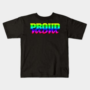 'Proud Mom LGBT' Awesome Rainbows Gift Kids T-Shirt